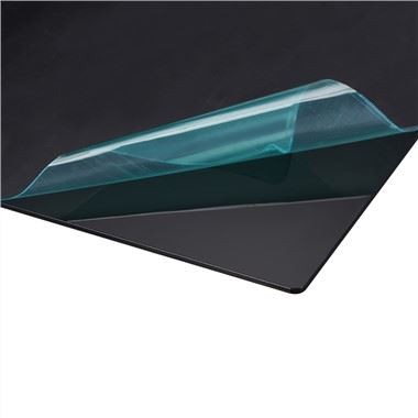 Feuille acrylique noire moulée