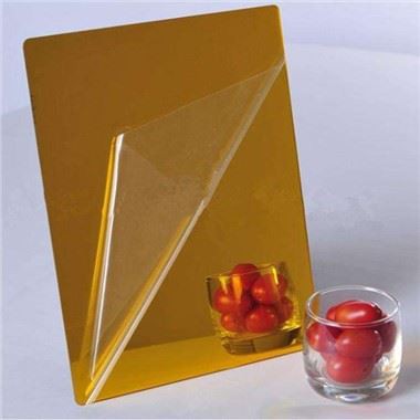 Feuilles de verre acrylique en miroir